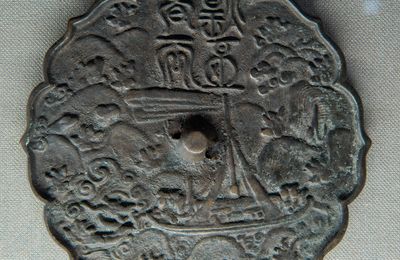 Bronze Mirror with Ship Design, Jin dynasty (1115-1234)