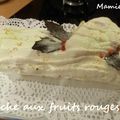 Bûche aux fruits rouges