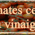 Tomates cerise au vinaigre