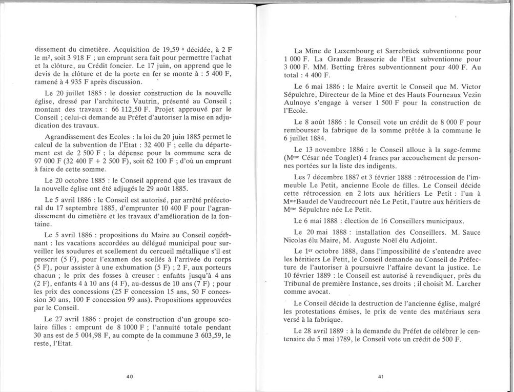 Histoire de Maxéville par André Vautrin 