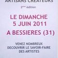 Marché des artisans créateurs à Bessières (31)