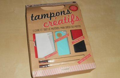 Activités nomades : Tampons créatifs - 1 livre et tout le matériel pour créer ses motifs