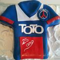 147 : 14/02/15 : GÂTEAU MAILLOT PSG TOTO