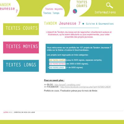 Tandem Jeunesse 7 - les projets