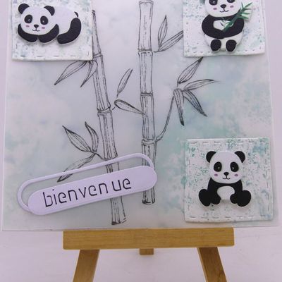 Carte aux pandas