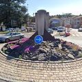 Rond-point à Albigny-sur-Saône