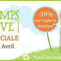 Promo de printemps !