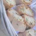 Biscuits italiens - cantuccini pistaches, amandes & bergamote