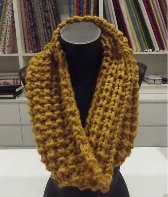 Tuto tricot : Snood réversible
