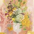 Lê Pho (1907-2001). Bouquet de fleurs.