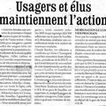 Souillac : usagers et élus maintiennent l'action