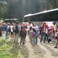 Le départ de Courchevel