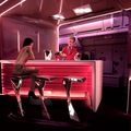 Le bar du 787-9 de chez Virgin Atlantic, quand le design nous parle.
