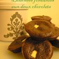 Bouchées fondantes aux deux chocolats