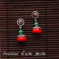 Boucles d'oreille donuts