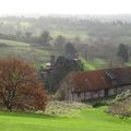 La campagne normande, vue du golf d'Houlgate