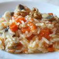 Risotto de potimarron et noix