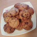 Cookies au beurre de cacahuètes - pépites de chocolat 