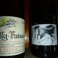 Champagne Lallier Brut Nature, Pouilly-Fuissé : Domaine Auvigue La Frérie 2015, Chablis : Thomas Pico : Vent d'Ange 2012