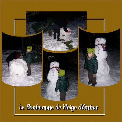 Le bonhomme de neige d'Arthur