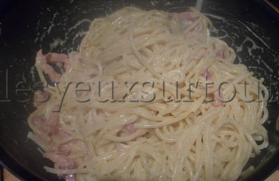 Spaghetti à la carbonara