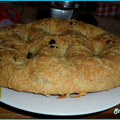 Fougasse lardons, tomates séchées et fromage râpé