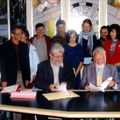 A TERGNIER, JEAN-JACQUES THOMAS SIGNE LA 60e CONVENTION DE DÈVELOPPEMENT CULTUREL DE PICARDIE.