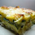 Lasagnes aux courgettes et crème de tartiflette