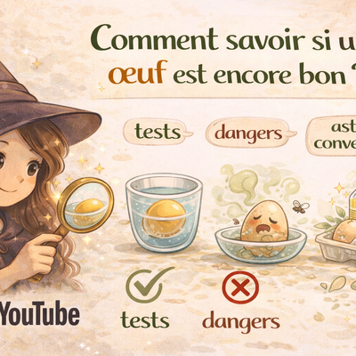 Comment savoir si un oeuf est encore bon ou périmé? Tests et astuces pour vérifier la fraicheur d'un oeuf!