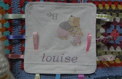 Doudou-étiquettes pour Louise!!!