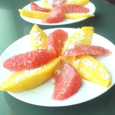 Duo pamplemousse-mangue