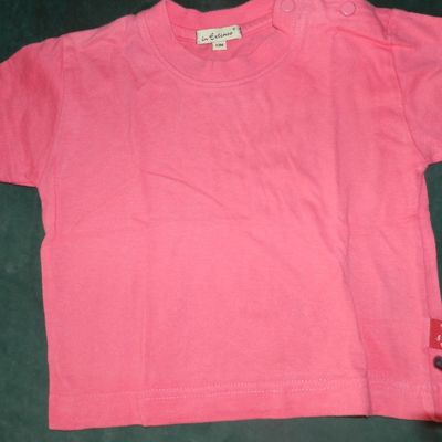 Tee shirt >Rose 12 mois
