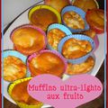 Muffins ultra-lights aux fruits