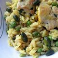 Riz pilaf aux pistaches