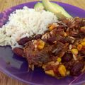 Chili con carne de joue de boeuf