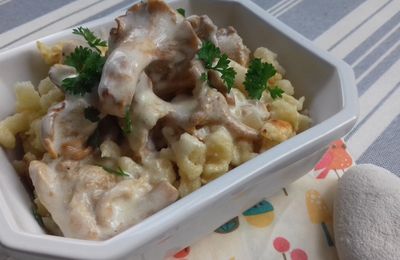 spätzle maison aux girolles