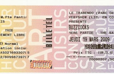 Buzzcocks - Jeudi 19 Mars  - Trabendo (Paris)