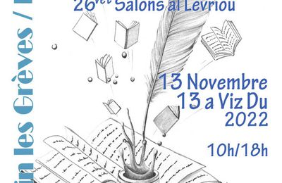 Salon du livre Plestin-Les-Grèves (Côtes d'Armor) 13 Novembre 2022