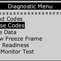 Use MaxiScan MS509 Scanner to erase diagnostic trouble codes