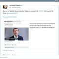 Caroline Fourest accuse à tort Emmanuel Macron de soutenir le CCIF... puis fait machine arrière