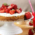 Cheesecake aux fraises de Marie Chioca