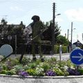 Rond-point à Saint Jouan des Guerrets