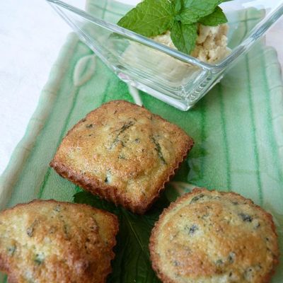 Financiers à la menthe