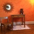 Ensemble bureau et chaise enfant vintage des années 50/60