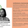CV Claire GUTTADAURO pour stage culturel à l'étranger entre juillet et septembre 2021