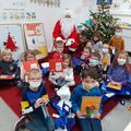 La venue du père noël en maternelle