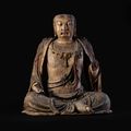 An Important and Exceptionally Rare Large Wood Figure of a Bodhisattva, Jin Dynasty (1115 – 1234 AD)