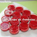 Soupe de framboises