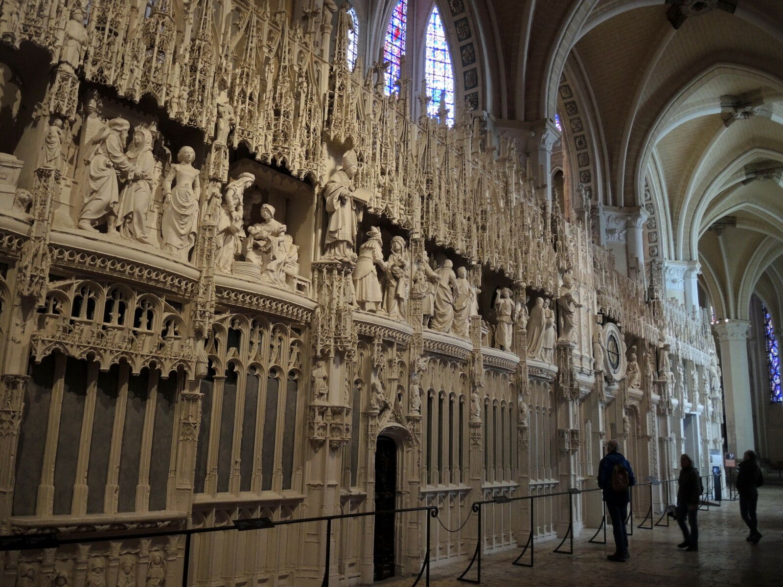 Chartres, cathédrale, intérieur, tour de chœur. (28)_1