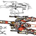 Le X-wing par Alain